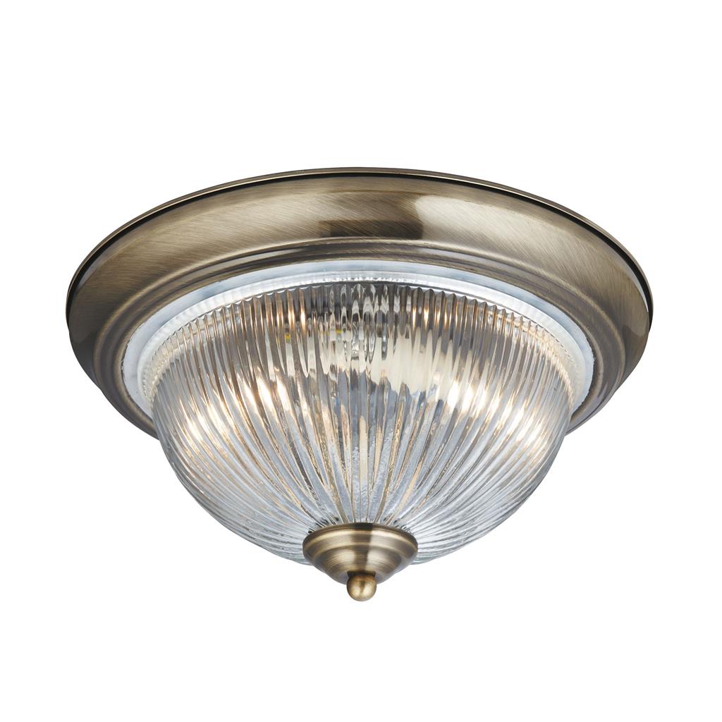 4370 Ant Brass Ceiling Light