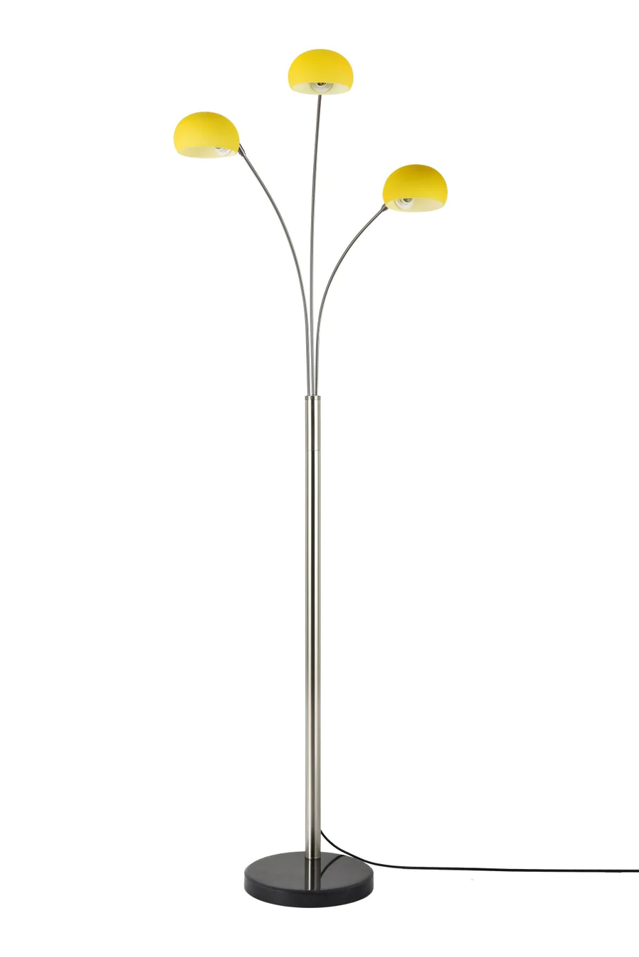 DL414/3 FL Wht 3 Lt Floor Lamp