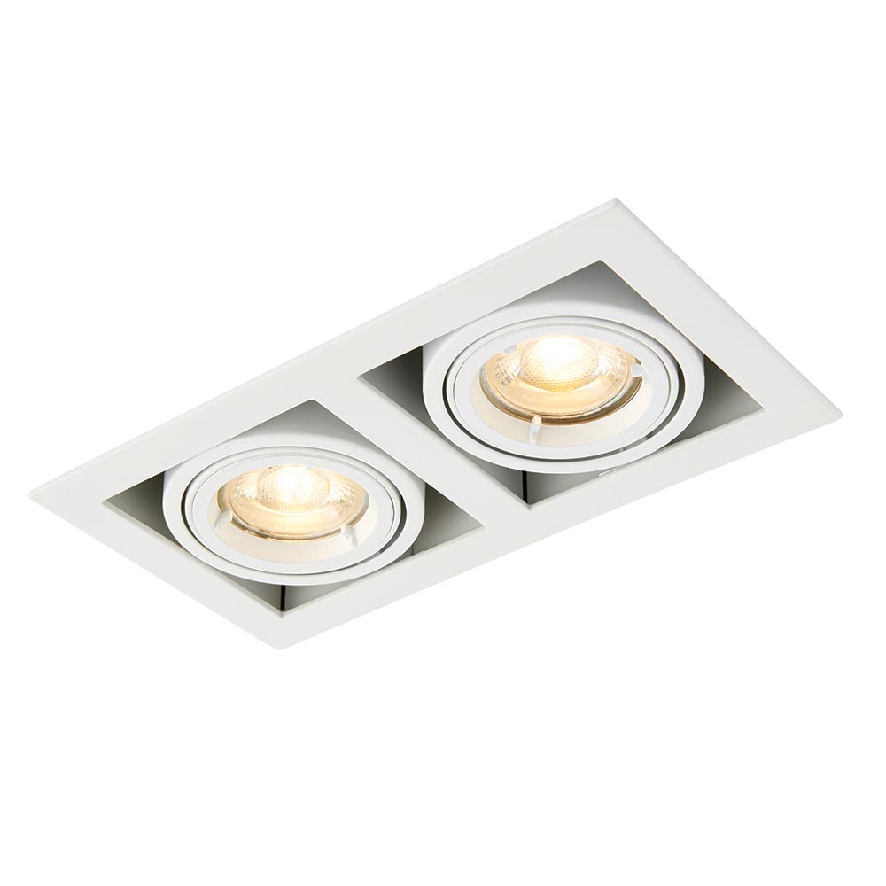 78534 Garrix Silver Twin Recessed Light