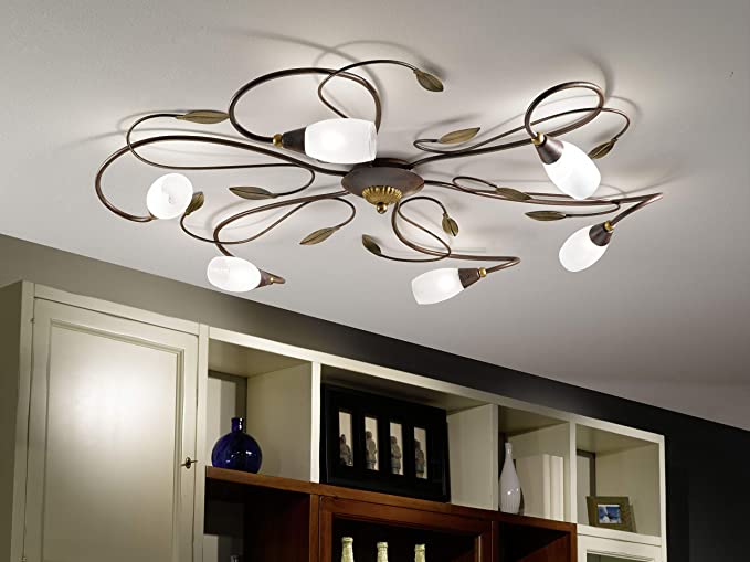 90698 Gerbera Flush Ceiling Light