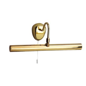 3008PB Malaga Picture Light - Polished Brass Metal